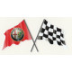 ALFA ROMEO flags laminated decal