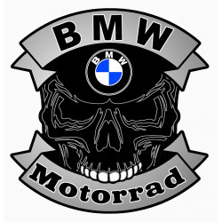 BMW Motorrad skull Sticker UV  