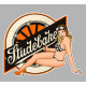 STUDEBAKER Pin Up  left laminated decal