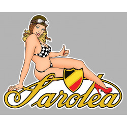 SAROLEA right Pin Up Sticker UV 