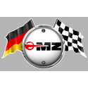MZ Flags laminated decal