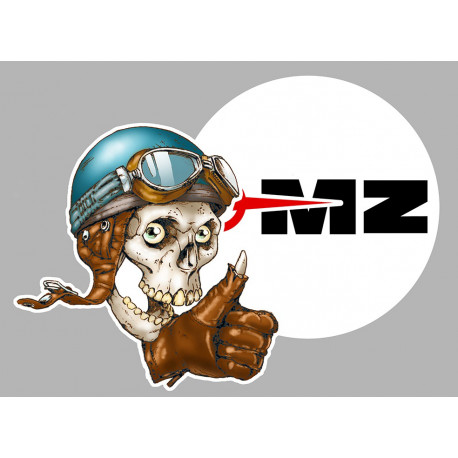 MZ skull Sticker UV 