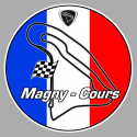 Circuit MAGNY-COURT  Sticker vinyle laminé