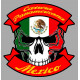 CARRERA PANAMERICANA SKULL Sticker 