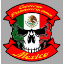 CARRERA PANAMERICANA SKULL laminated decal