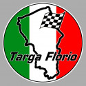 TARGA FLORIO  Sticker vinyle laminé