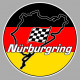 NURBURGRING Sticker 3D  