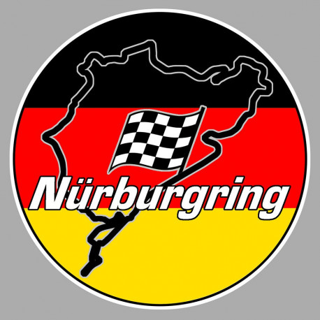 NURBURGRING Sticker 3D  