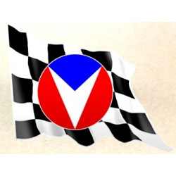 VAILLANTE " Flag "  Sticker gauche°