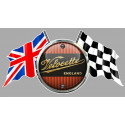 VELOCETTE  laminated decal