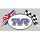 TVR Flags laminated decal