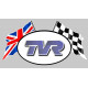 TVR Flags Sticker vinyle laminé