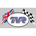 TVR Flags laminated decal