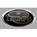 TRIUMPH Laminated decal ( optical illusion, sham reflet )