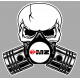 MZ  Pistons Skull Sticker