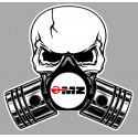 MZ  Pistons Skull Sticker