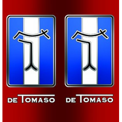 Sticker " DE TOMASO " 68mm x 65mm BIC Lighter 