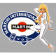  MARTINI Pin Up gauche Sticker °