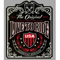 " LIVE TO RIDE " Sticker°   