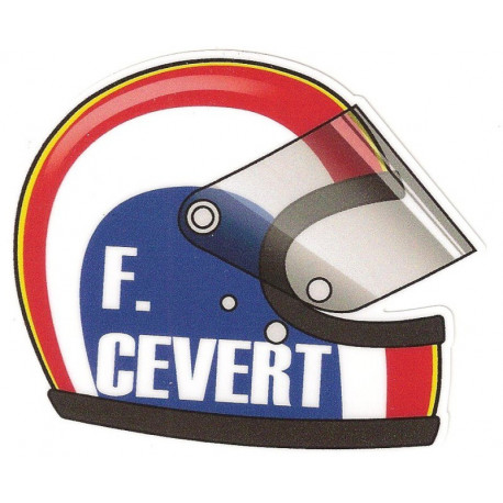 François CEVERT Helmet sticker 