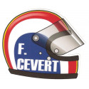 François CEVERT Helmet right  decal