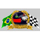 Emerson FITTIPALDI F1 World Champion sticker°