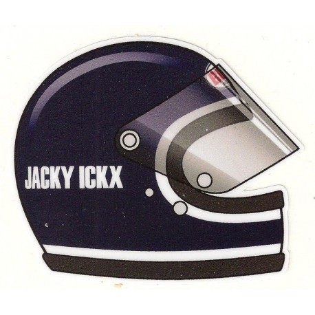 Jacky ICKX helmet sticker 
