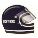 Jacky ICKX helmet sticker droit vinyle laminé