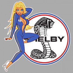  SHELBY  Pin Up Sticker droite°                                          