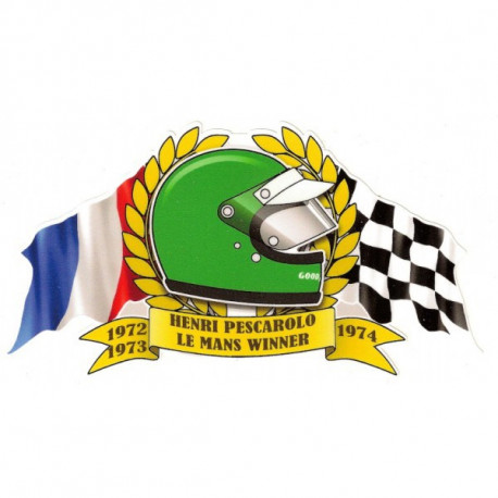 Henri PESCAROLO Winner sticker 