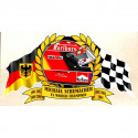 SCHUMY WORLD CHAMPION F1 sticker vinyle laminé