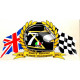 Barry SHEENE WORLD CHAMPION  sticker 