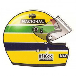 Ayrton SENNA Helmet sticker 