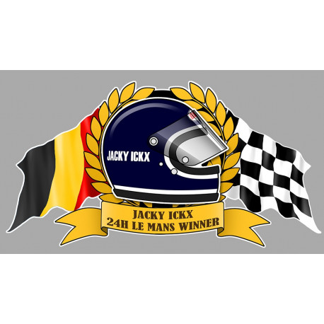 Jacky ICKX  F1 WORLD CHAMPION sticker°