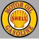  SHELL GAZOLINE MOTOR OIL Sticker  