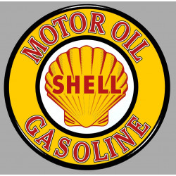  SHELL GAZOLINE MOTOR OIL Sticker° 
