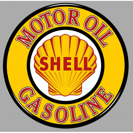  SHELL GAZOLINE MOTOR OIL Sticker  