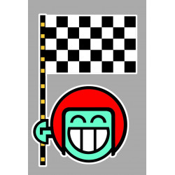 SMILEY Damier Sticker