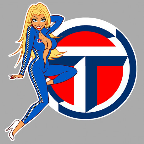 TALBOT right Pin Up droite Sticker 