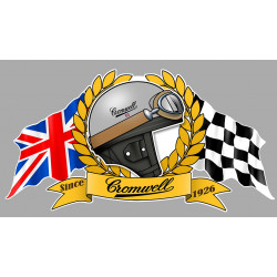CROMWELL FLAGS  laminated decal