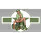  Pin Up US MARINES sticker 