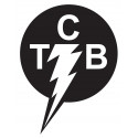 T.C.B Elvis PRESLEY Sticker vinyle laminé
