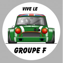AUSTIN COOPER Verte Groupe F  Sticker °                    