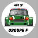    AUSTIN COOPER Green Groupe F  Sticker                                                 