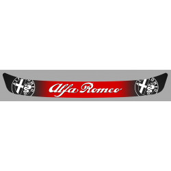 ALFA ROMEO Helmet Visor Sunstrip laminated decal