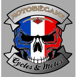 MOTOBECANE SKULL Sticker °