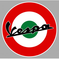 VESPA  COCARDE ITALIE Sticker 