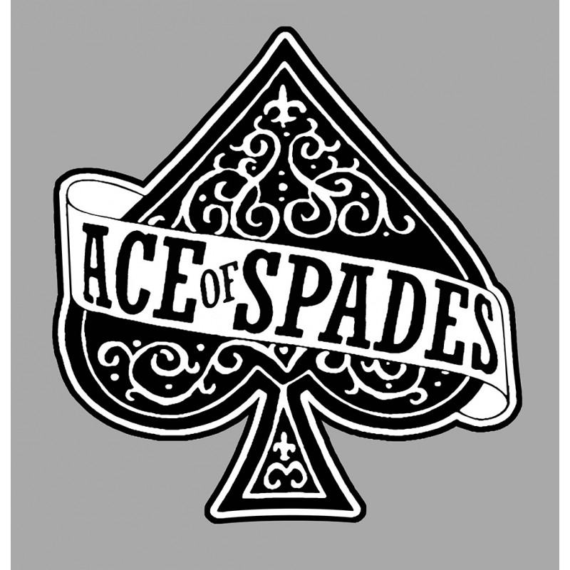 MOTÔRHEAD Ace of Spades laminated decal - cafe-racer-bretagne ...
