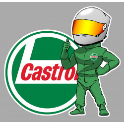 CASTROL PILOTE droit Sticker °