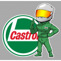 CASTROL PILOT right laminated decal